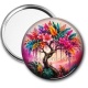 Miroir de poche - arbre de vie