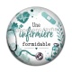 Cabochon Résine - une infirmière formidable