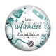 Cabochon Verre - une infirmière formidable