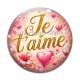 Cabochon Verre - je t'aime