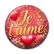Cabochon Résine - je t'aime