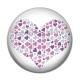 Cabochon Résine - coeur