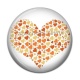 Cabochon Résine - coeur