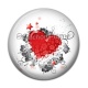 Cabochon Résine - coeur