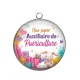 Pendentif Cabochon Argent - une super auxiliaire de puériculture
