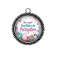 Pendentif Cabochon Argent - une super auxiliaire de puériculture