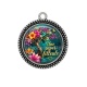 Pendentif Cabochon Argent - une super filleule