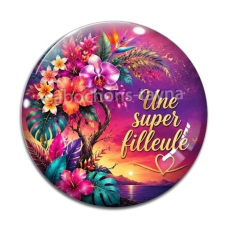 Cabochon Verre - une super filleule