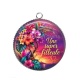 Pendentif Cabochon Argent - une super filleule