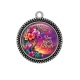 Pendentif Cabochon Argent - une super filleule