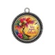 Pendentif Cabochon Argent - une super filleule