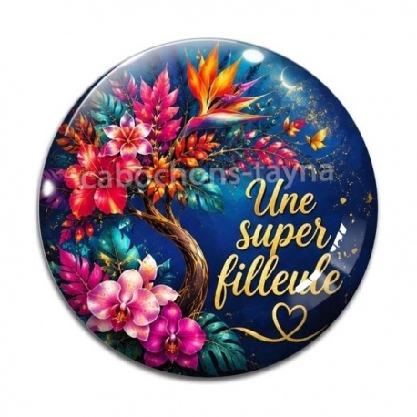 Cabochon Verre - une super filleule