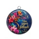 Pendentif Cabochon Argent - une super filleule