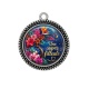 Pendentif Cabochon Argent - une super filleule