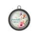 Pendentif Cabochon Argent - une formidable nièce