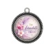 Pendentif Cabochon Argent - une formidable nièce