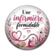 Cabochon Résine - une infirmière formidable