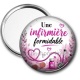 Miroir de poche - une infirmière formidable