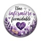 Cabochon Résine - une infirmière formidable