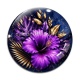 Cabochon Verre - fleur exotique