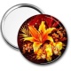 Miroir de poche - fleur exotique