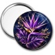 Miroir de poche - fleur exotique