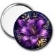 Miroir de poche - fleur exotique