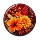 Cabochon Résine - fleur exotique