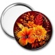 Miroir de poche - fleur exotique