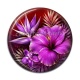 Cabochon Résine - fleur exotique