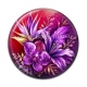 Cabochon Résine - fleur exotique