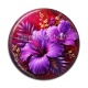 Cabochon Résine - fleur exotique