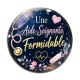 Cabochon Verre - une aide soignante formidable