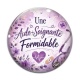Cabochon Verre - une aide soignante formidable