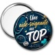 Miroir de poche - une aide soignante au top