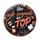Cabochon Verre - une aide soignante au top