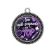 Pendentif Cabochon Argent - une aide soignante au top