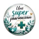 Cabochon Verre - une super pharmacienne
