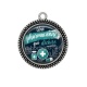 Pendentif Cabochon Argent - une pharmacienne qui déchire