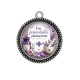 Pendentif Cabochon Argent - une formidable pharmacienne