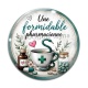 Cabochon Verre - une formidable pharmacienne