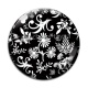 Cabochon Verre - fleur