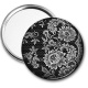 Miroir de poche - fleur