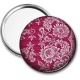 Miroir de poche - fleur