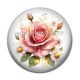 Cabochon Résine - rose