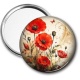 Miroir de poche - coquelicot