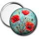 Miroir de poche - coquelicot