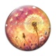 Cabochon Verre - pissenlit