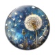 Cabochon Verre - pissenlit
