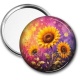 Miroir de poche - tournesol